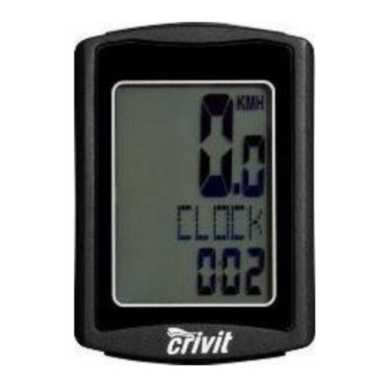Crivit 315393 Bedienungs- Und Sicherheitshinweise
