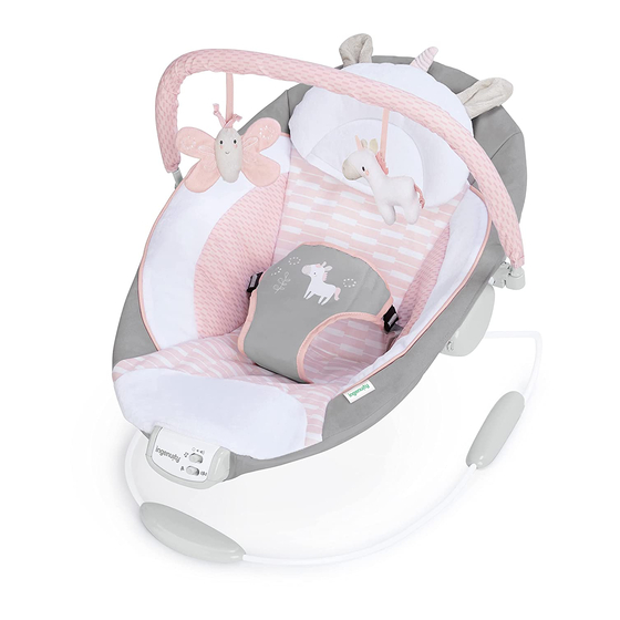 ingenuity Soothing Bouncer Flora the Unicorn Bedienungsanleitung