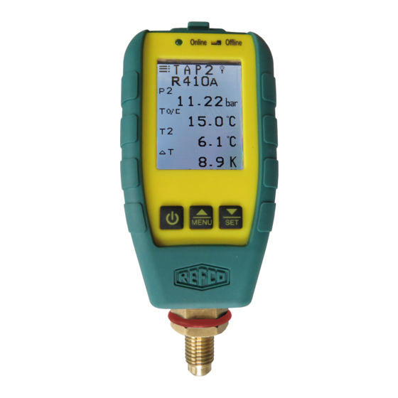 Refco TAP Installations- Und Bedienungsanleitung