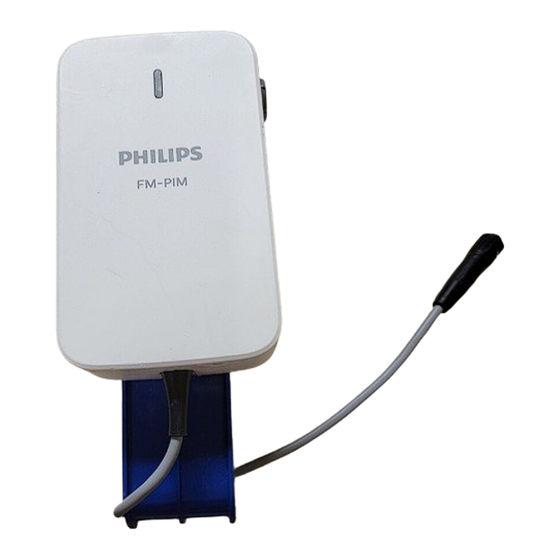 Philips FM-PIM Optionen Anleitung