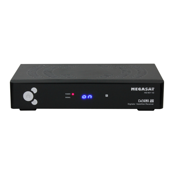 Megasat HD 601 V2 Bedienungsanleitung
