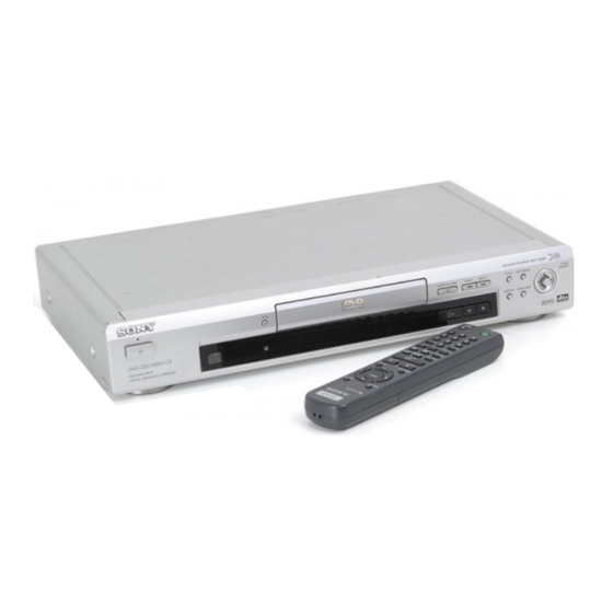 Sony DVP-S336 Bedienungsanleitung