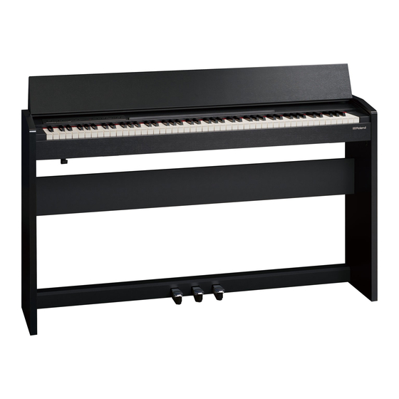 Roland F-140R Aufbauanleitung