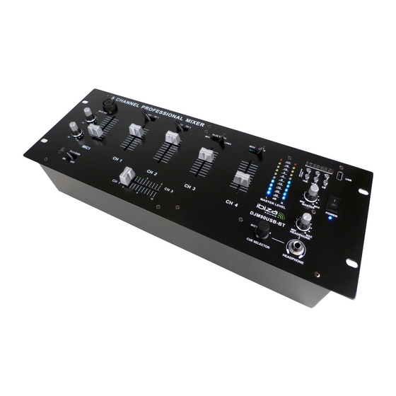 Ibiza sound DJM90USB-BT Bedienungsanleitung