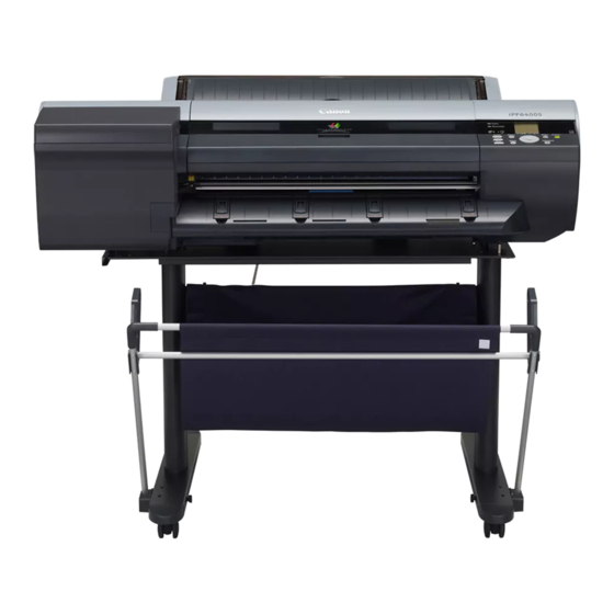 Canon imagePROGRAF iPF6400S Bedienungsanleitung