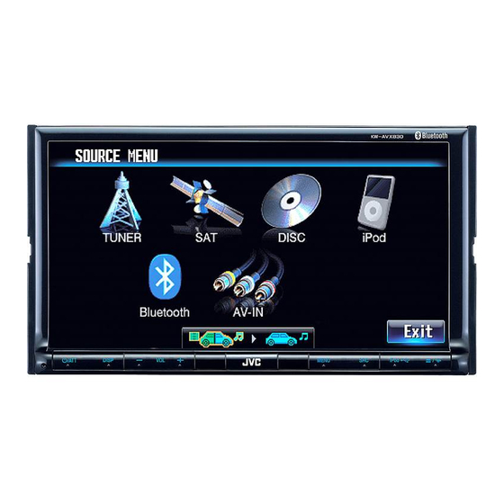 JVC KW-AVX830 Installationsanleitung