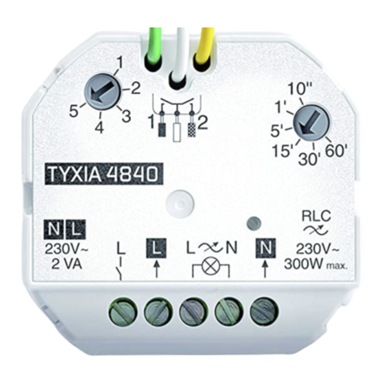 DELTA DORE TYXIA 4840 Handbuch