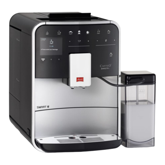 Melitta BARISTA SMART T Bedienungsanleitung