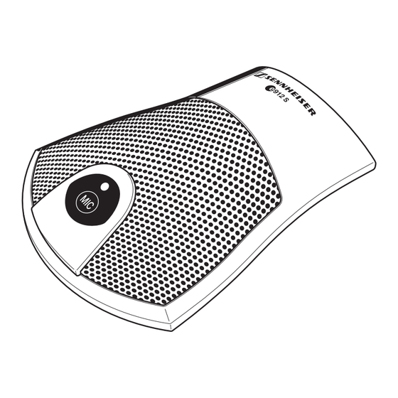Sennheiser e912S Bedienungsanleitung