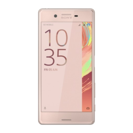 Sony Xperia X F5122 Bedienungsanleitung