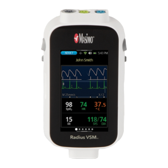 Masimo Radius VSM Kurzanleitung