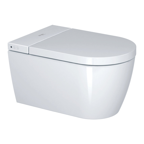 Duravit SensoWash Starck f Bedienungsanleitung