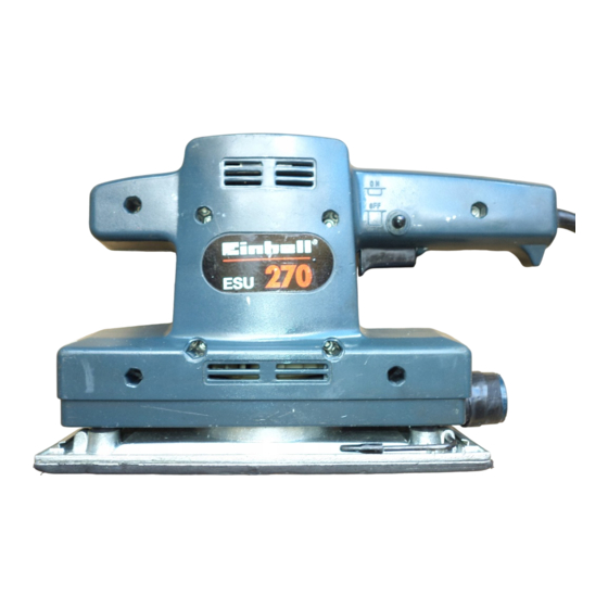 EINHELL ESU 270 Gebrauchsanweisung