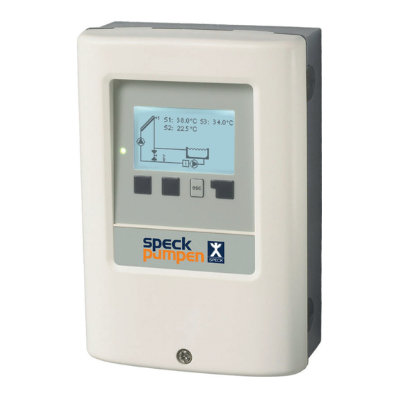 Speck-Pumpen Poolregelung BADU Logic 3 Montageanweisung Und Bedienanleitung