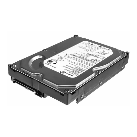 Conrad Electronic Seagate ST3808110AS Bedienungsanleitung