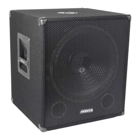 VONYX SMWBA-MP3 Serie Gebrauchsanleitung