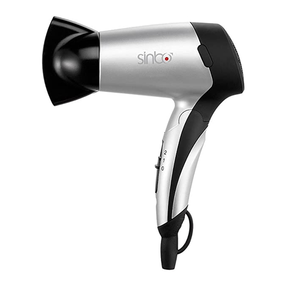 Sinbo SHD 7022 Handbücher