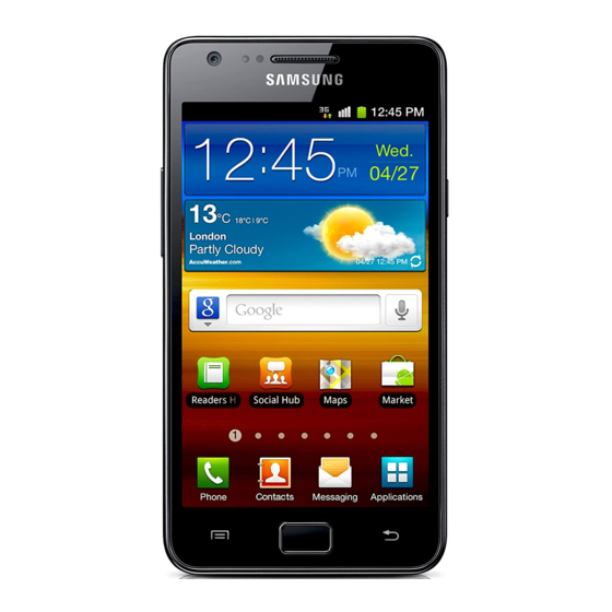 Samsung GT-I9100 Benutzerhandbuch