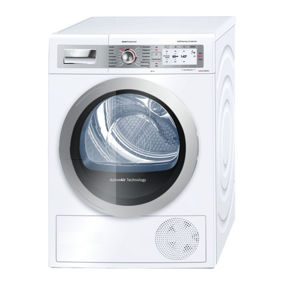 Bosch WTYH7740CH Handbuch