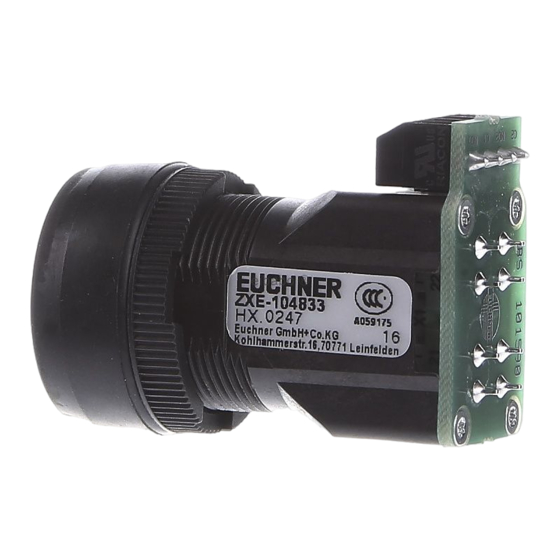 EUCHNER ZXE-091336 Betriebsanleitung