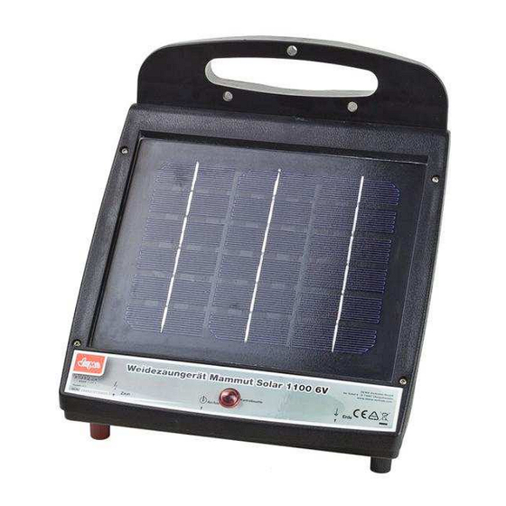 Dema MAMMUT WZGS 1100/6 Bedienungsanleitung