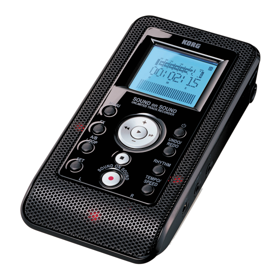 Korg SoundOnSound Bedienungsanleitung