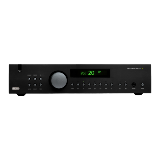 Arcam A38 Handbuch