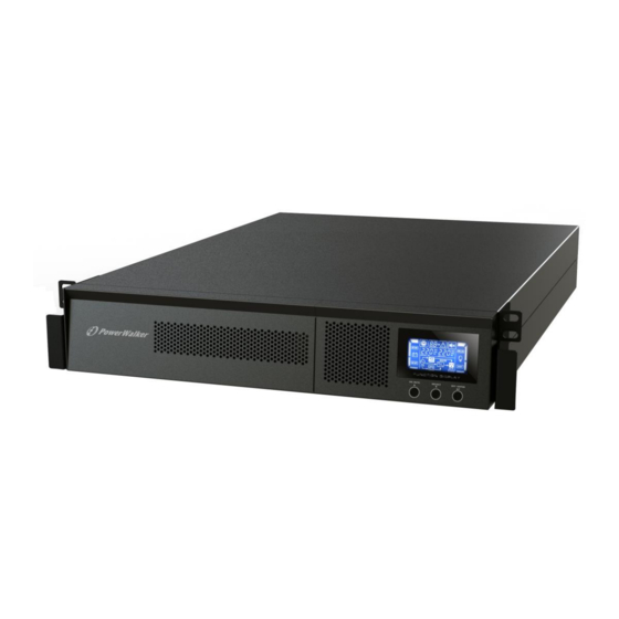 PowerWalker VFI 1000RM LCD Bedienungsanleitung