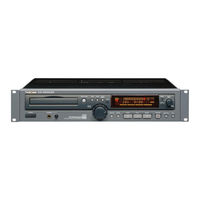 Tascam CD-RW2000 Professional Handbuch