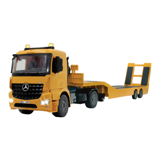 Jamara Tieflader Mercedes-Benz Arocs 2,4 GHz Gebrauchsanleitung