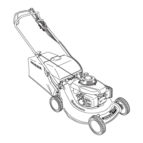 Honda HRD536CTXEA Betriebsanleitung