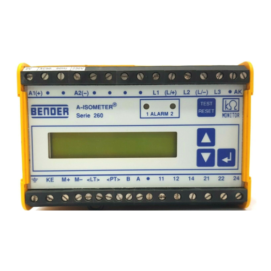 Bender IRDH265 Handbuch