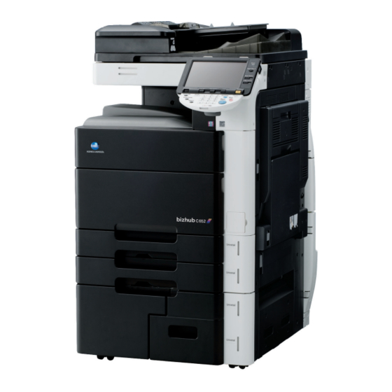Konica Minolta BIZHUB C652 Bedienungsanleitung Kopieren