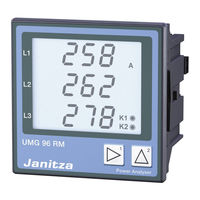 Janitza UMG 96 RM-M Betriebsanleitung