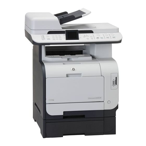 HP Color LaserJet CM2320 Serie Papierhandbuch Und Druckmedienhandbuch