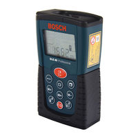 Bosch DLE 40 Professional Originalbetriebsanleitung