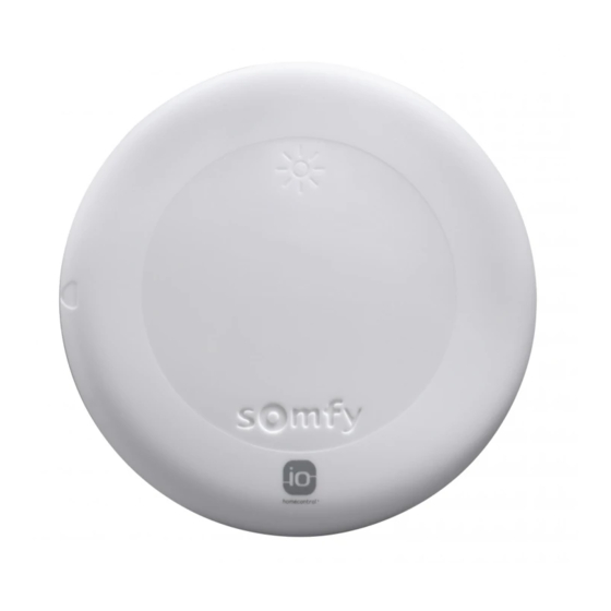 SOMFY Sunis WireFree io Gebrauchsanleitung