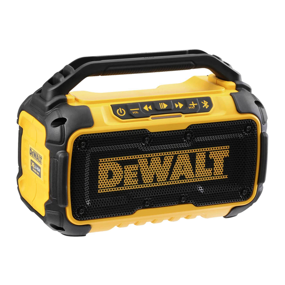 DeWalt XR DCR011 Übersetzung Der Originalanweisung