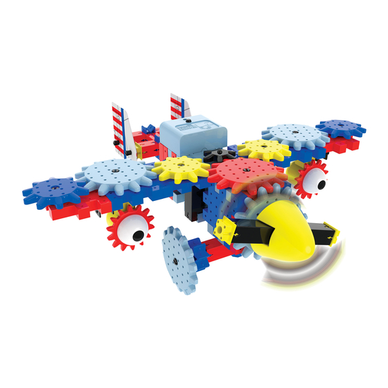 The Learning Journey Techno Gears Aero Trax Plane Bedienungsanleitung