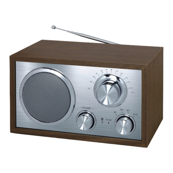 ALDI Terris Nostalgie Radio Bedienungsanleitung