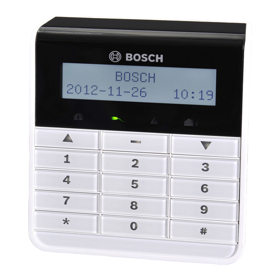 Bosch AMAX panel 2100 Installationshandbuch