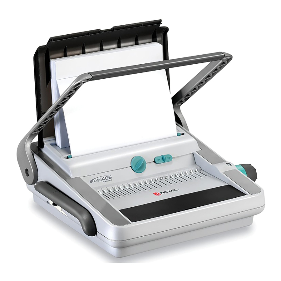ACCO Rexel CWB406 Handbücher