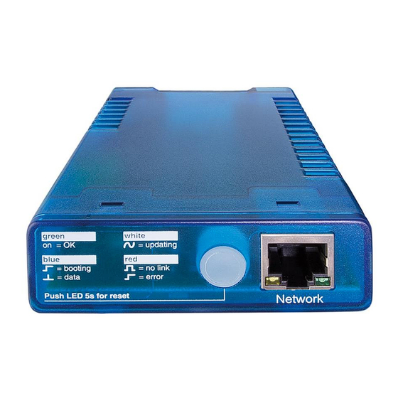 network Lufft I-BOX Betriebsanleitung