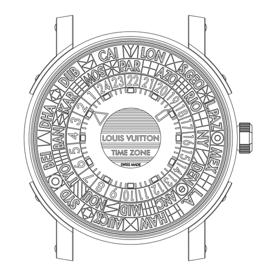 LOUIS VUITTON Time Zone LV 87 Bedienungsanleitung
