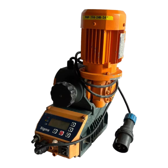 ProMinent Sigma/ 1 Controltyp S1Ca Betriebsanleitung