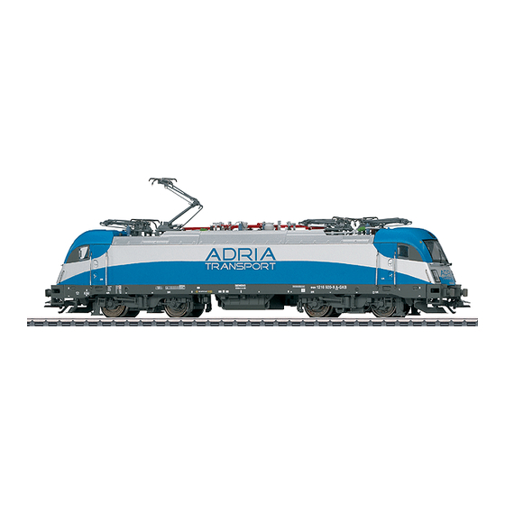 Märklin 1216 Adria Serie Bedienungsanleitung
