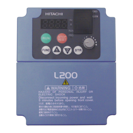 Hitachi L200 Betriebsanleitung