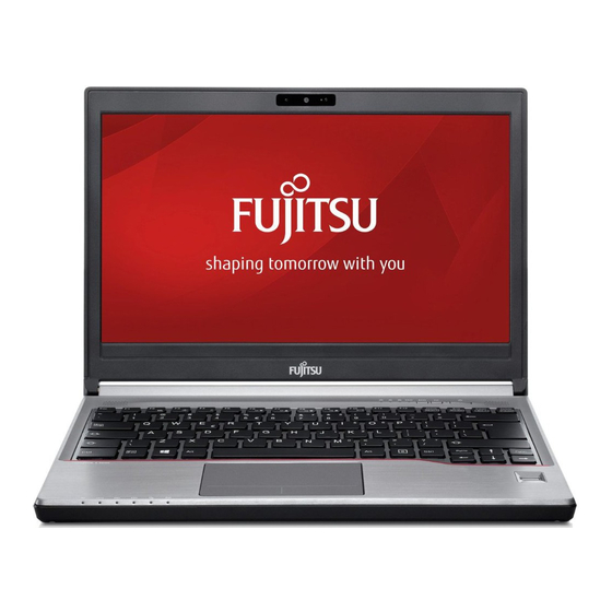 Fujitsu LIFEBOOK E733 Anleitung