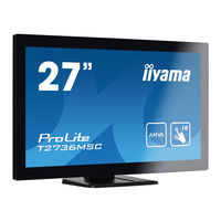 Iiyama ProLite T2736MSC Bedienungsanleitung