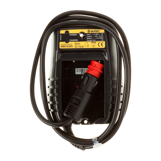 Autec MBC930D Betriebsanleitung